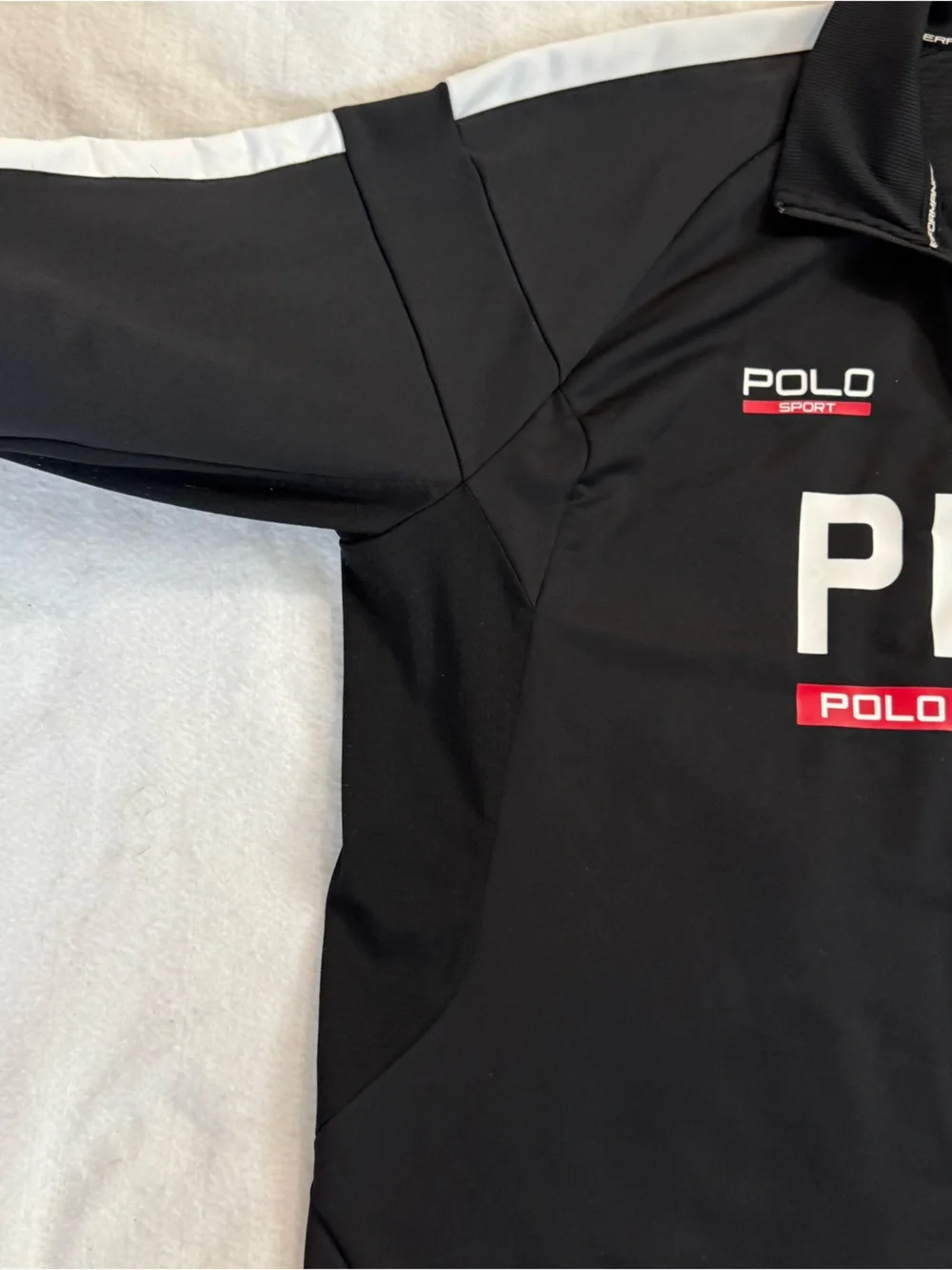 Ralph Lauren Polo Sport Performance Rugby 1/4 Zip Men’s XXL Crest Logo Pullover